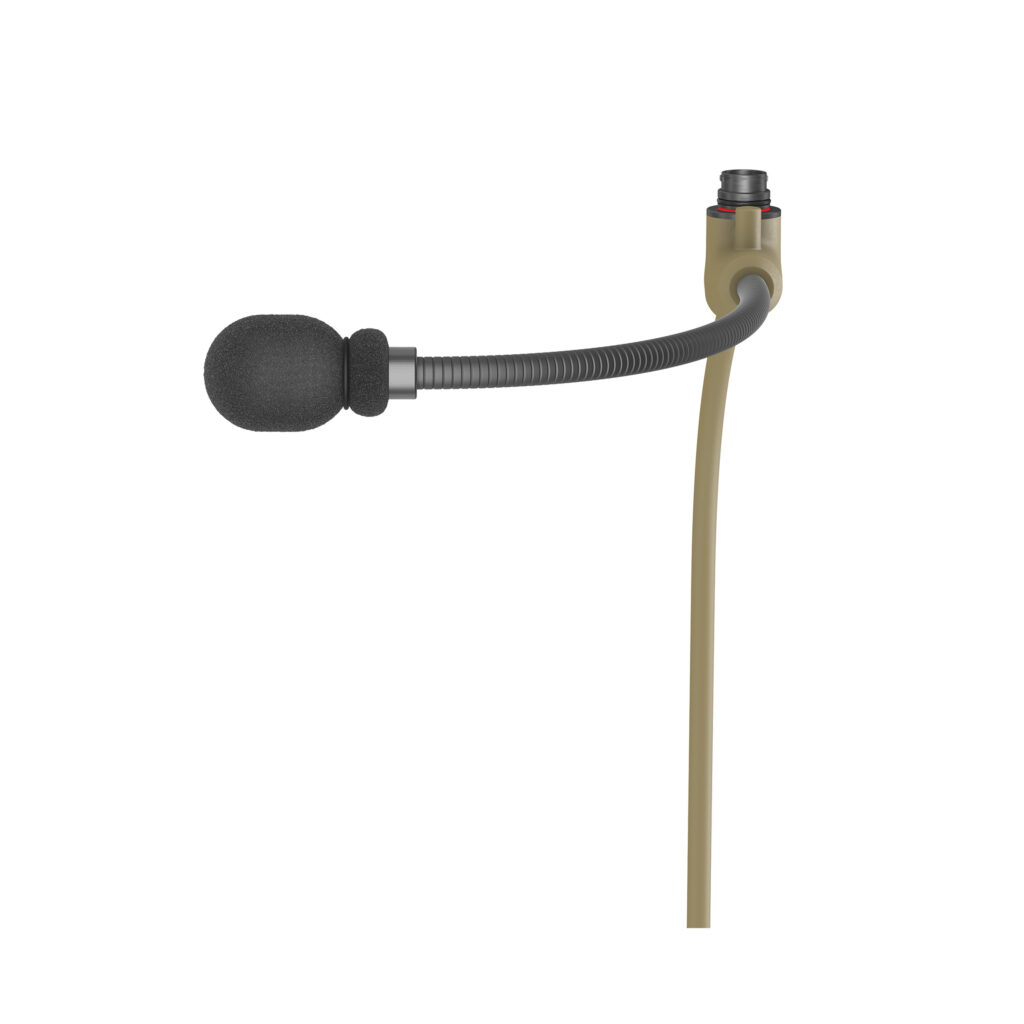 An image of FalCom Boom Mic front angle, colour tan.